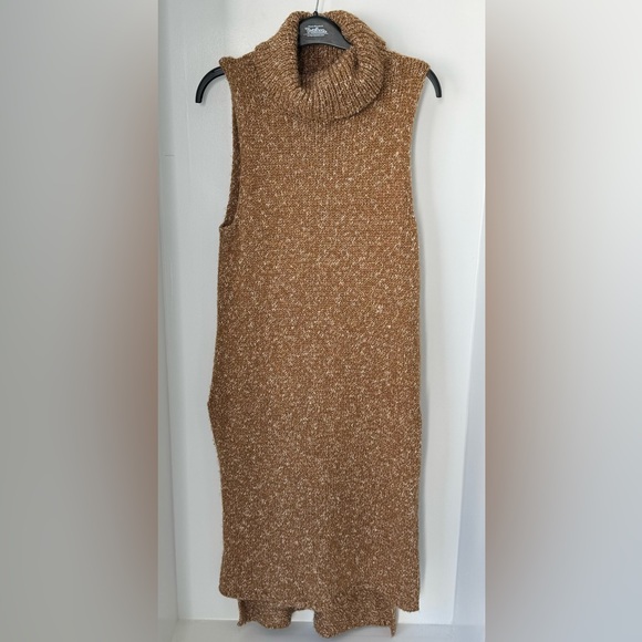 Anthropologie Women’s Flowy Maxi Knit Tunic Sweater Sleeveless Size Small - Picture 4 of 6